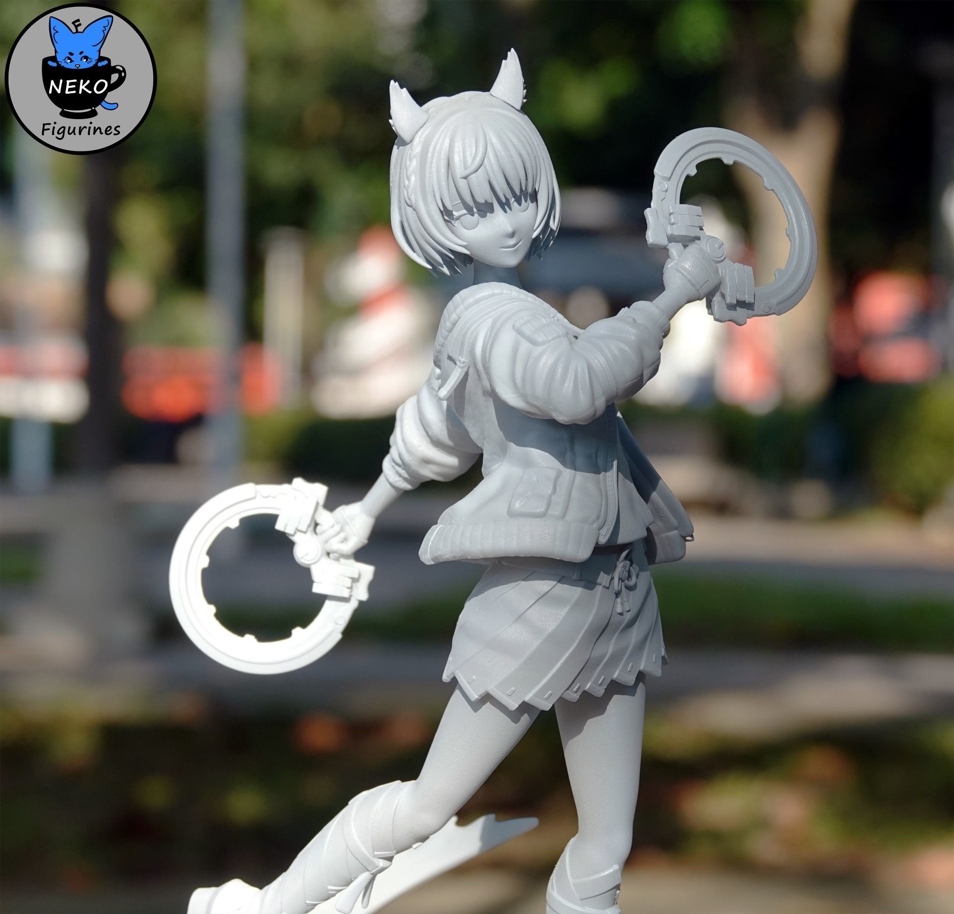 Mio - Xenoblade 3 Game Figurine for 3D Printing 3D print model_12
