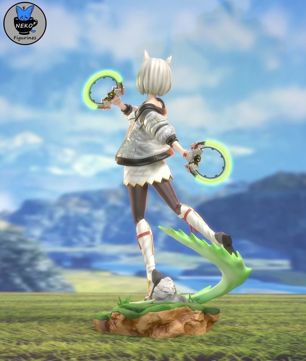 Mio - Xenoblade 3 Game Figurine for 3D Printing 3D print model_10