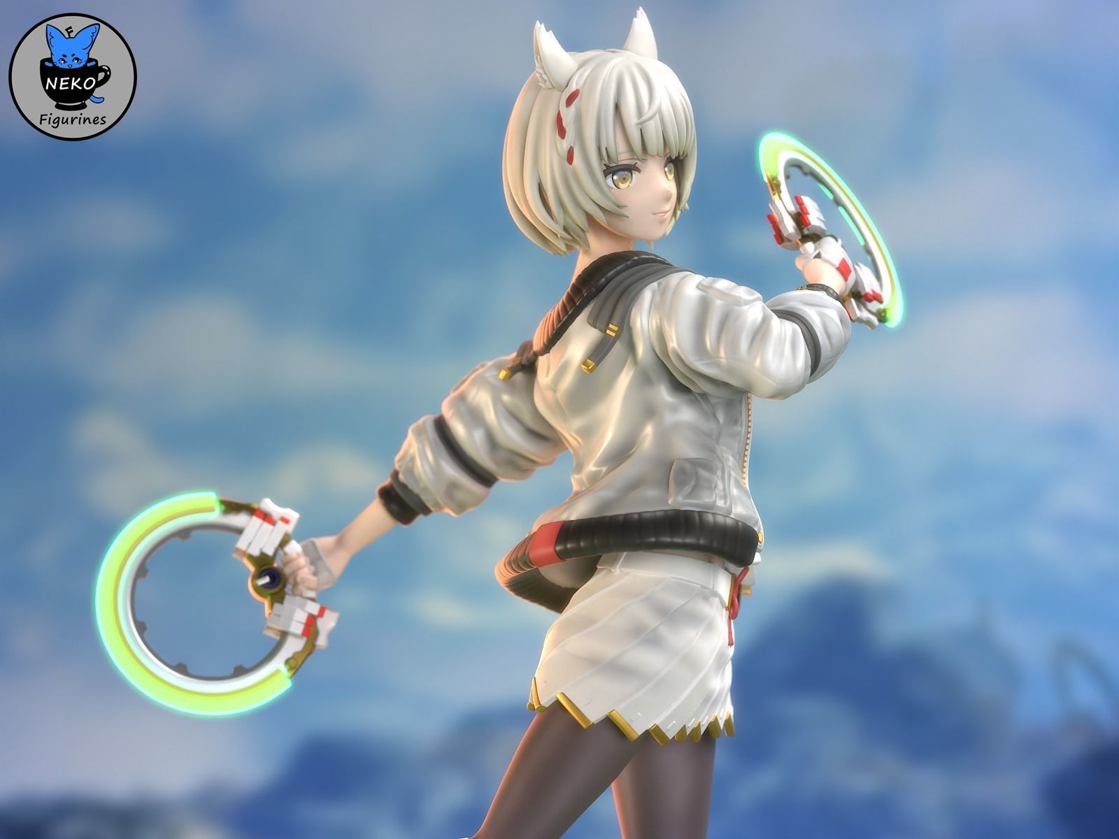 Mio - Xenoblade 3 Game Figurine for 3D Printing 3D print model_7