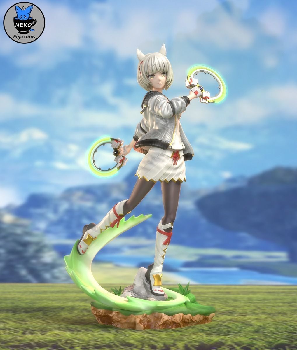 Mio - Xenoblade 3 Game Figurine for 3D Printing 3D print model_6
