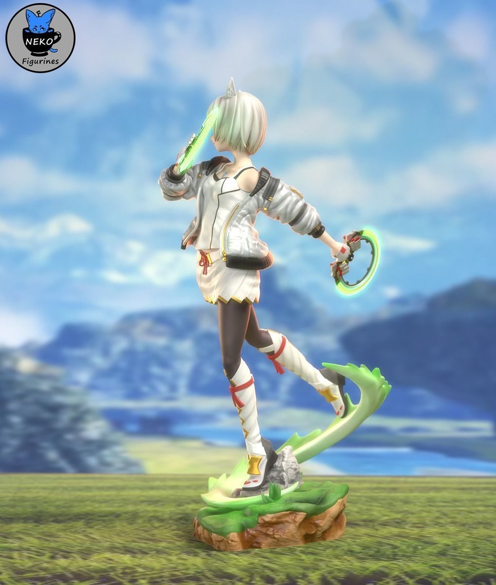 Mio - Xenoblade 3 Game Figurine for 3D Printing 3D print model_9