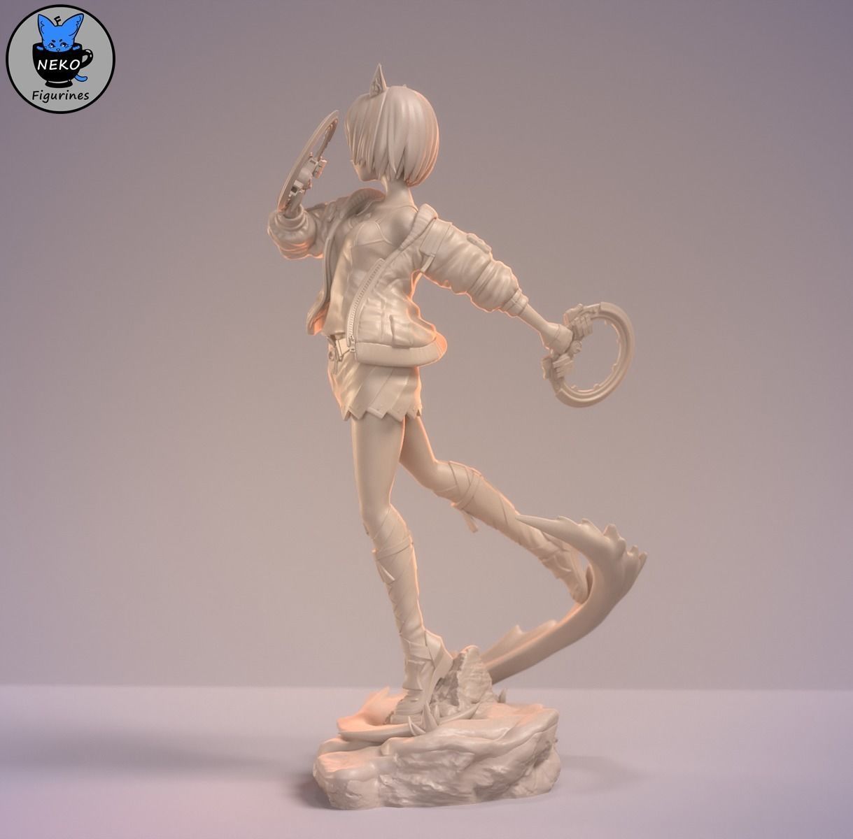 Mio - Xenoblade 3 Game Figurine for 3D Printing 3D print model_18