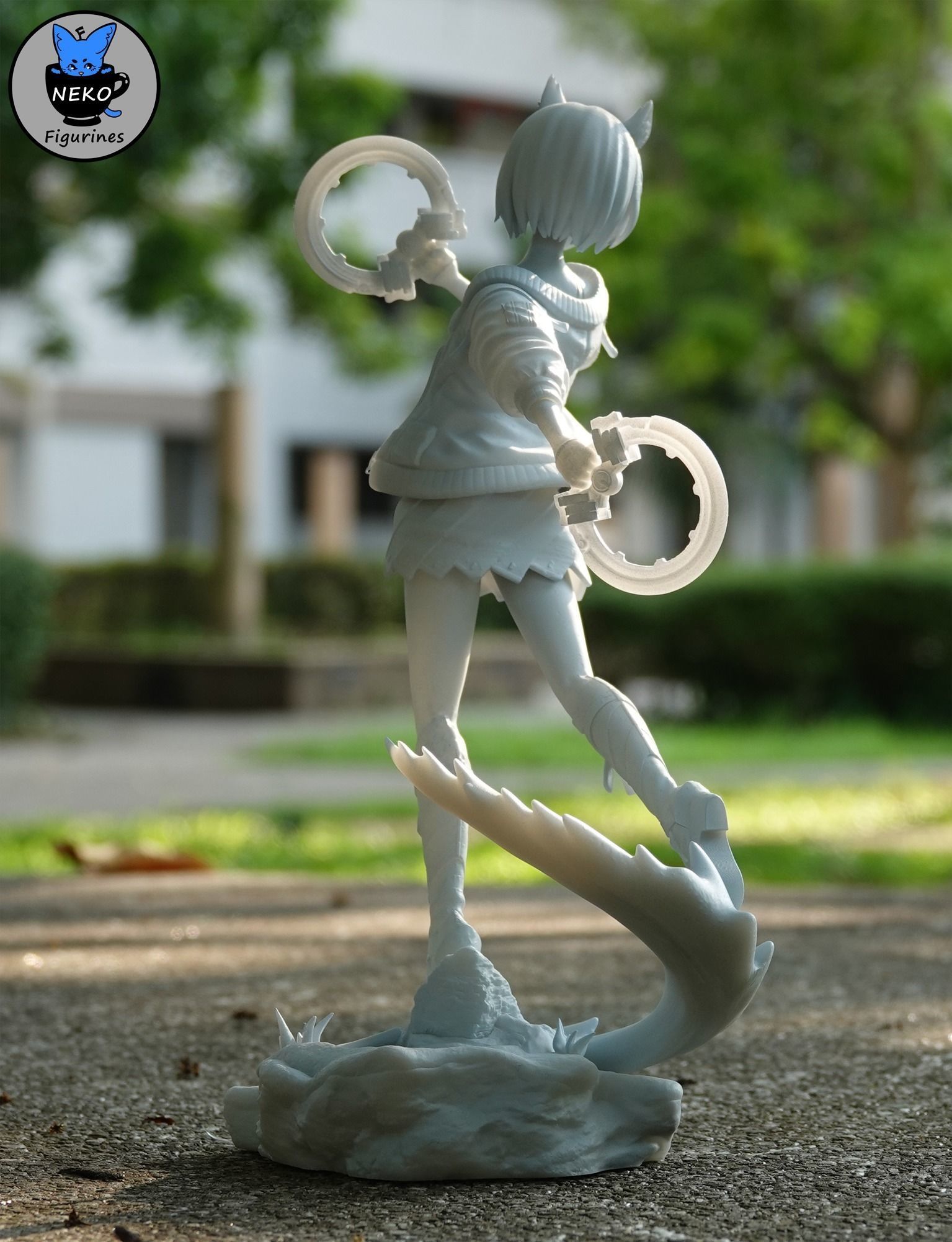 Mio - Xenoblade 3 Game Figurine for 3D Printing 3D print model_13