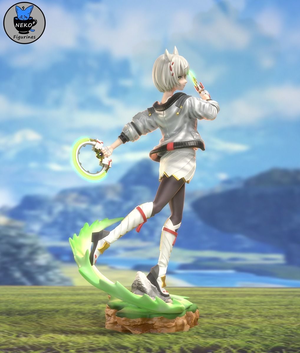 Mio - Xenoblade 3 Game Figurine for 3D Printing 3D print model_8