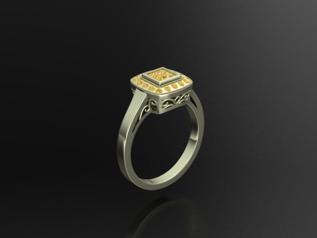 Rings 3D print model_32