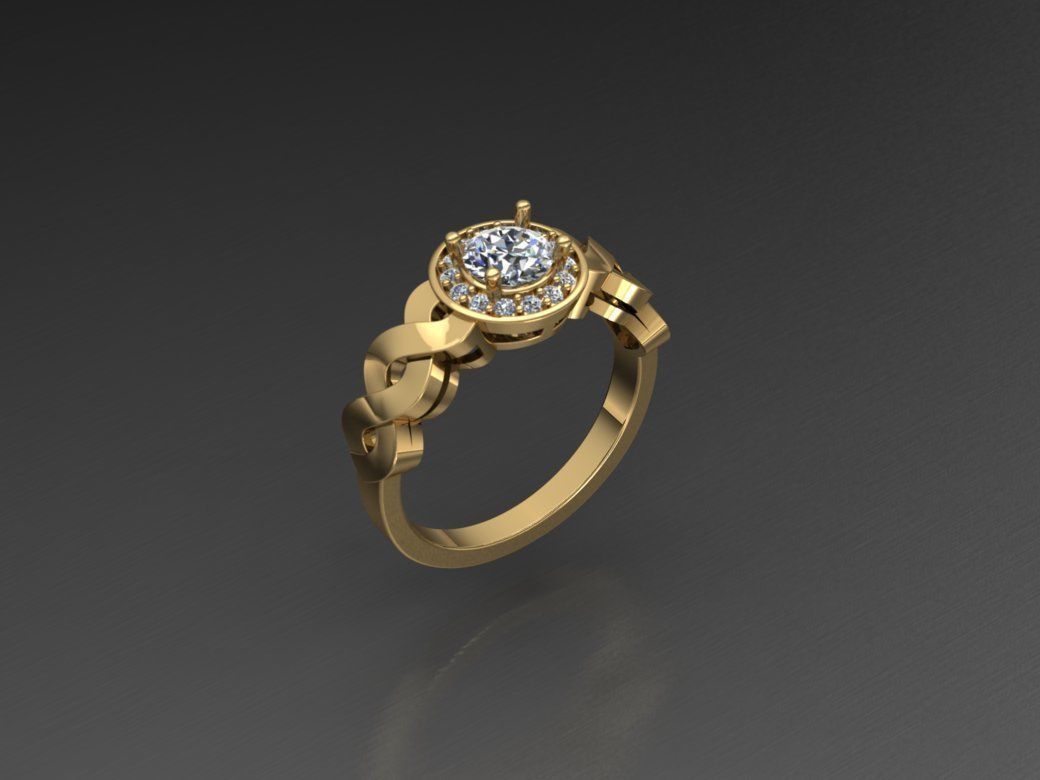 Rings 3D print model_22