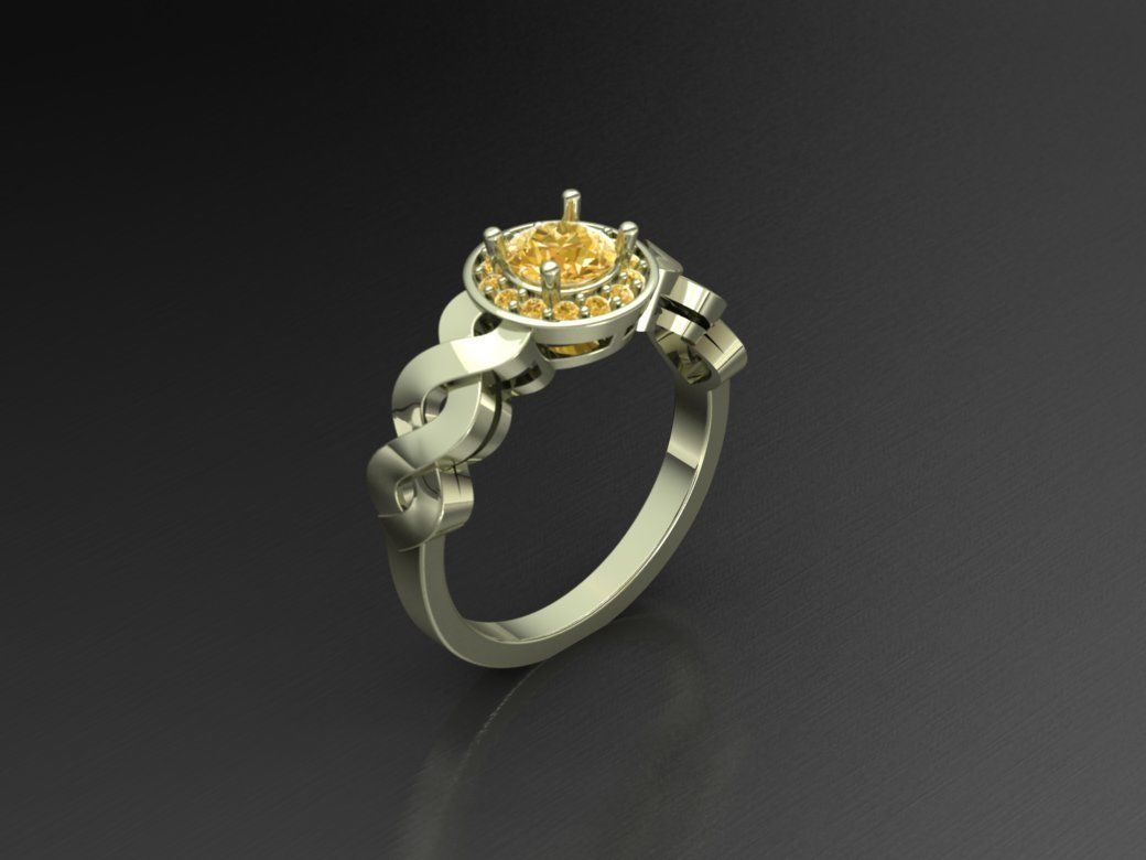 Rings 3D print model_20