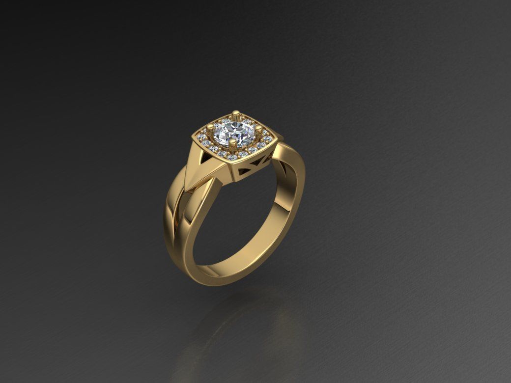 Rings 3D print model_31