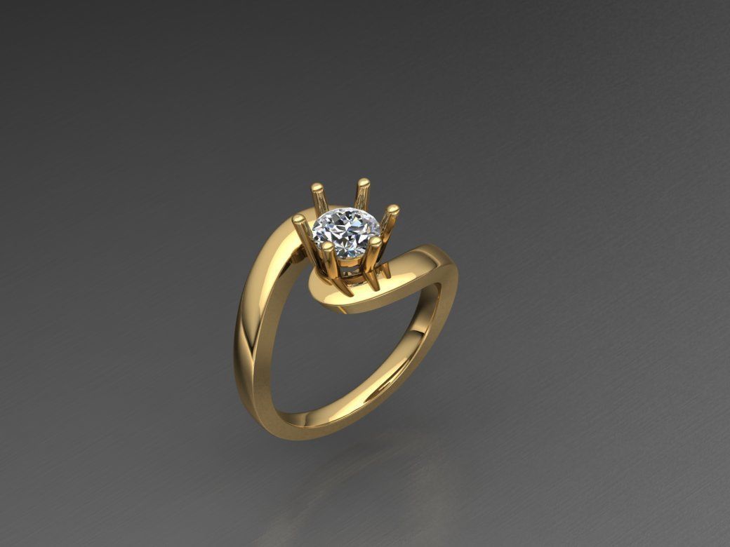 Rings 3D print model_3