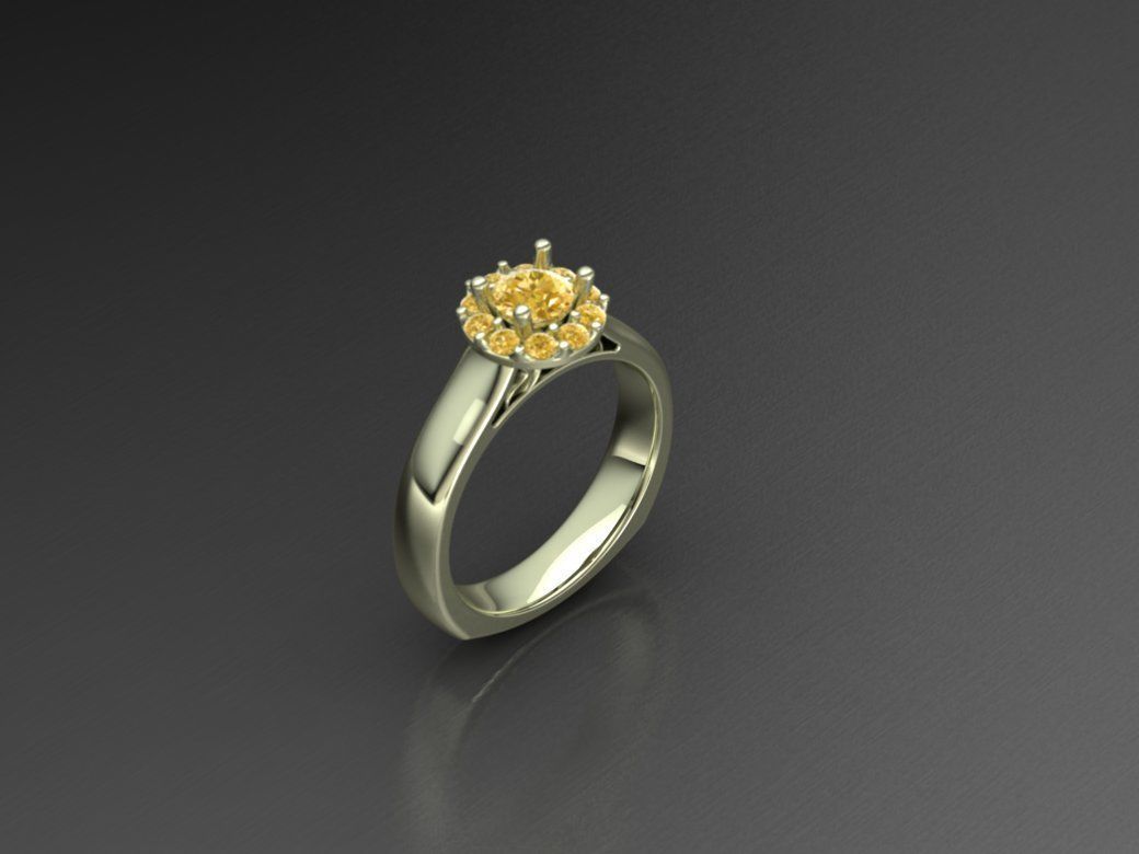 Rings 3D print model_26