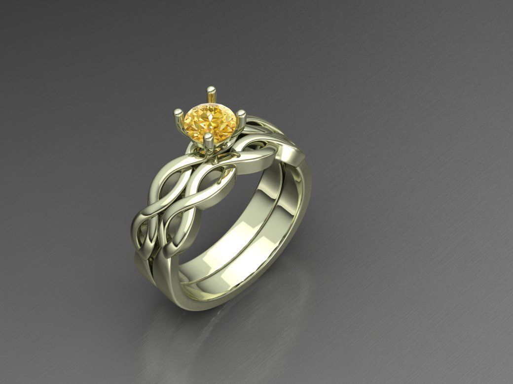 Rings 3D print model_6