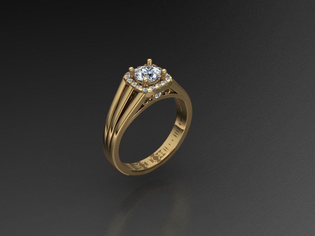 Rings 3D print model_29