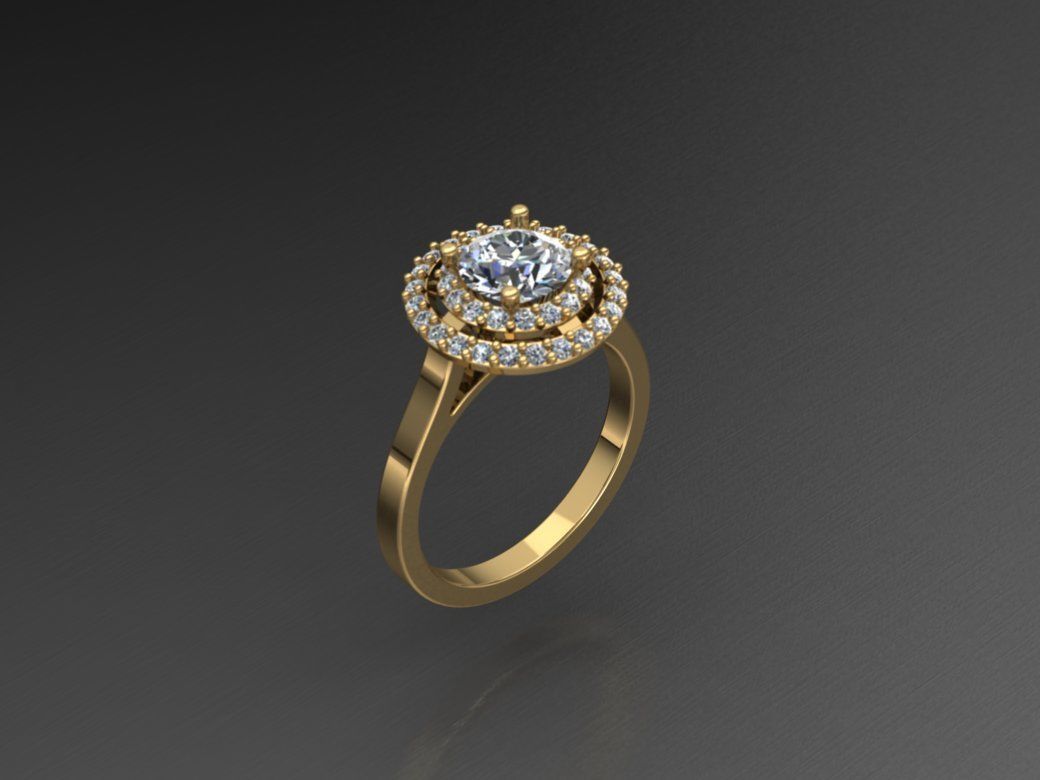 Rings 3D print model_25