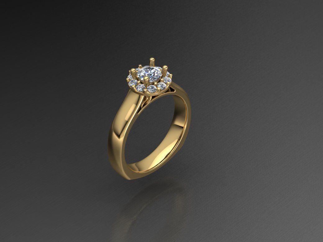 Rings 3D print model_15