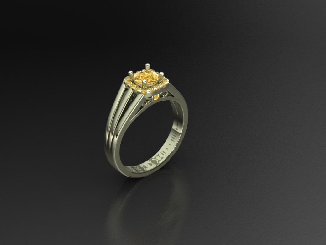 Rings 3D print model_28