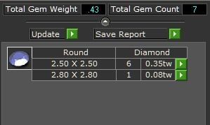 Diamond Stud earring 3D print model_5