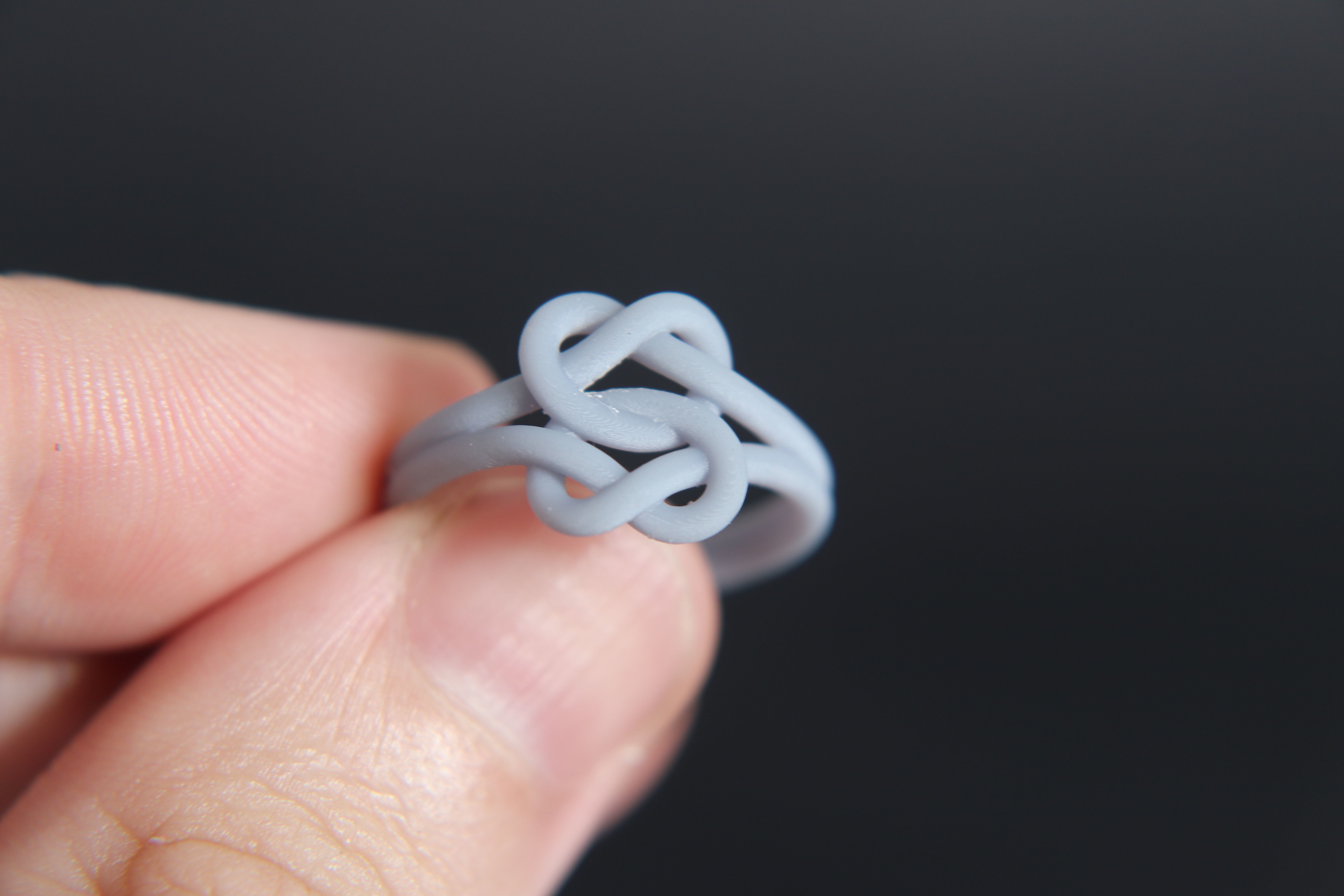 Double Knot Ring 3D print model_4