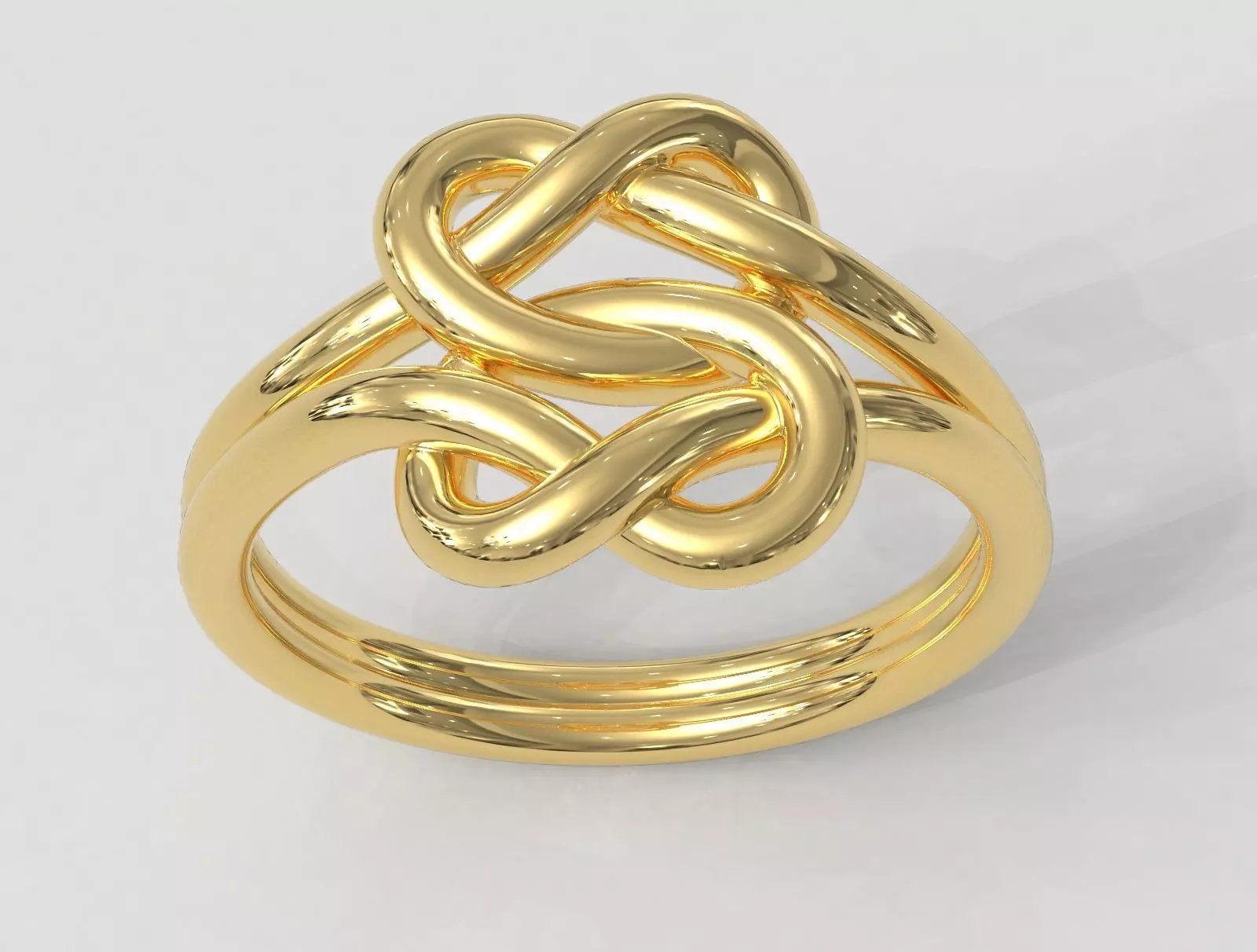 Double Knot Ring 3D print model_0