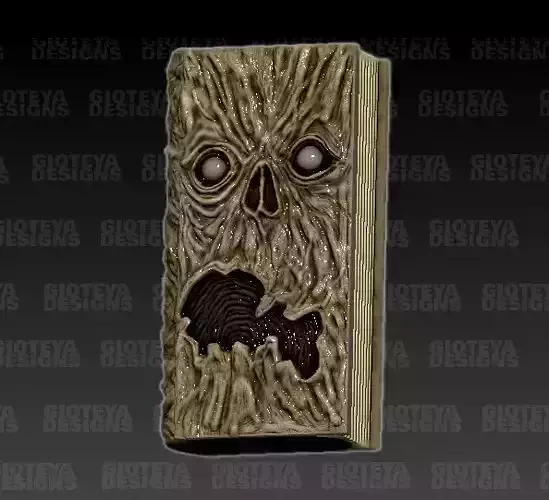 The Evil Dead Necronomicon Lighter Case 3D model
