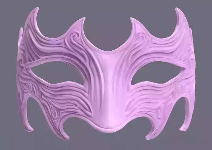 Carnival mask 3D print model 3D print model