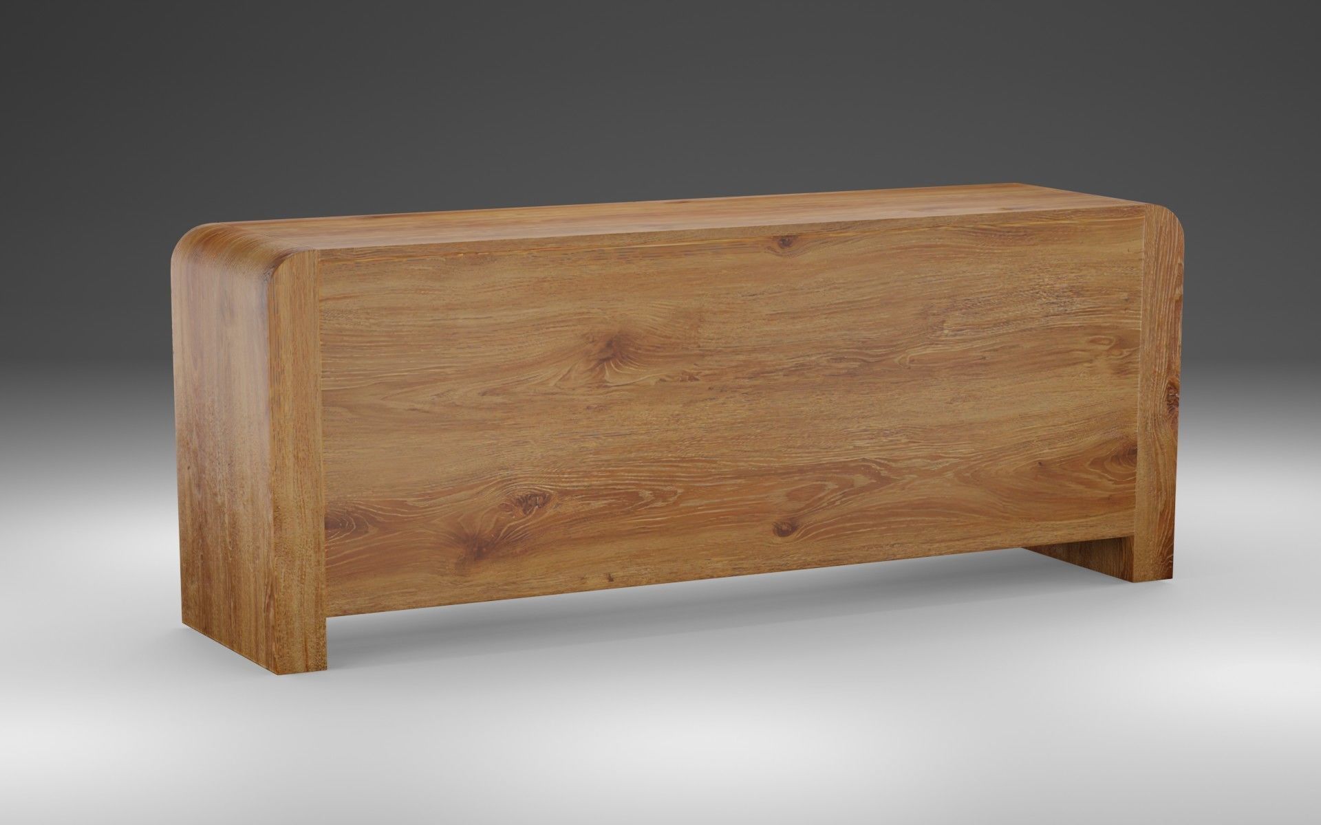 Wooden chest of drawers 3D model_8