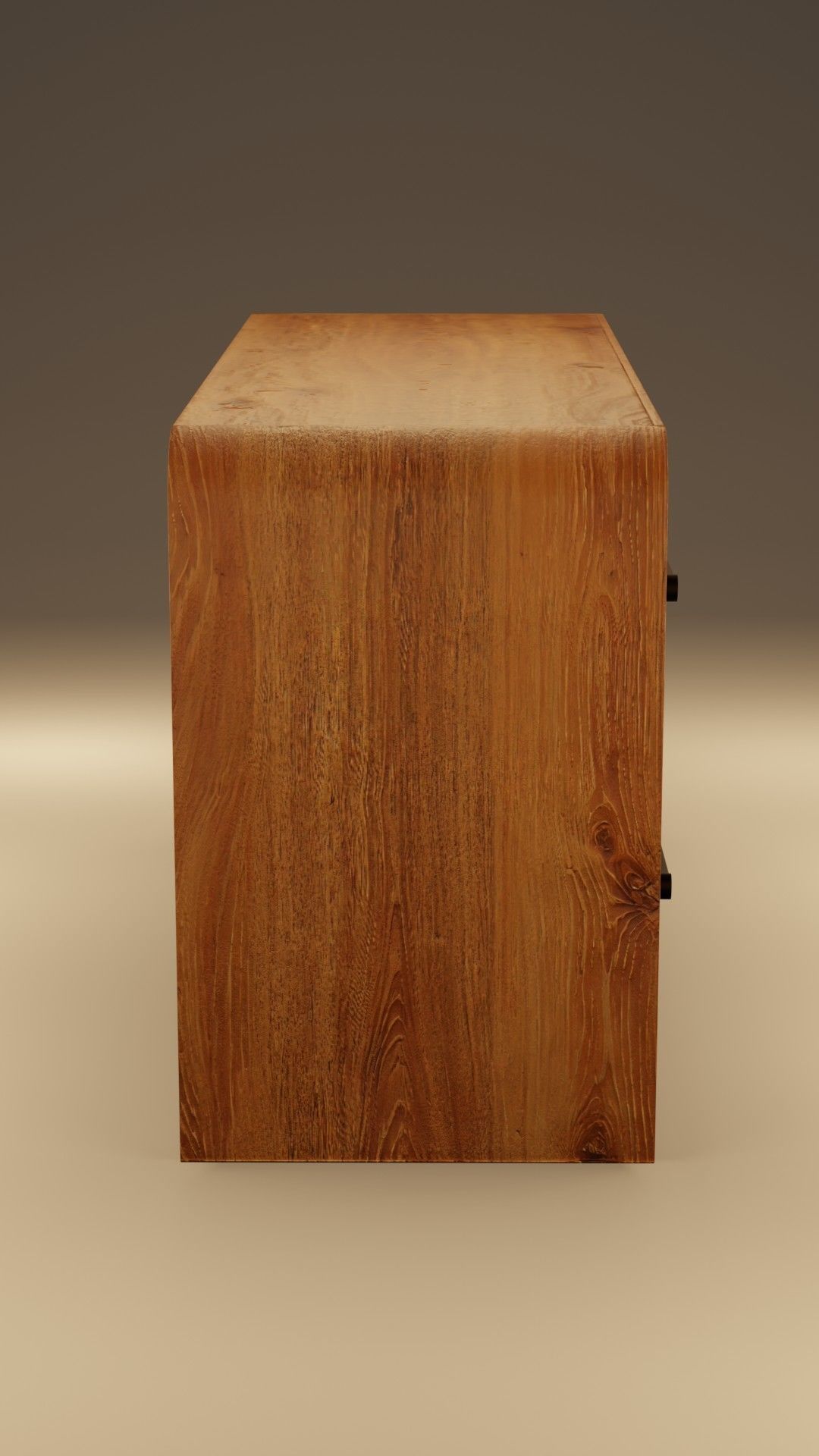 Wooden chest of drawers 3D model_5