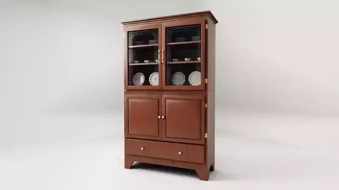 Antique Wood Cabinet