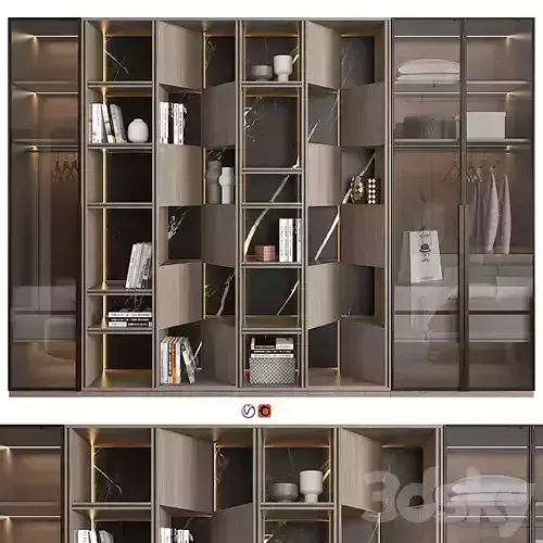 Furniture-Housing CABINET Low-poly 3D model