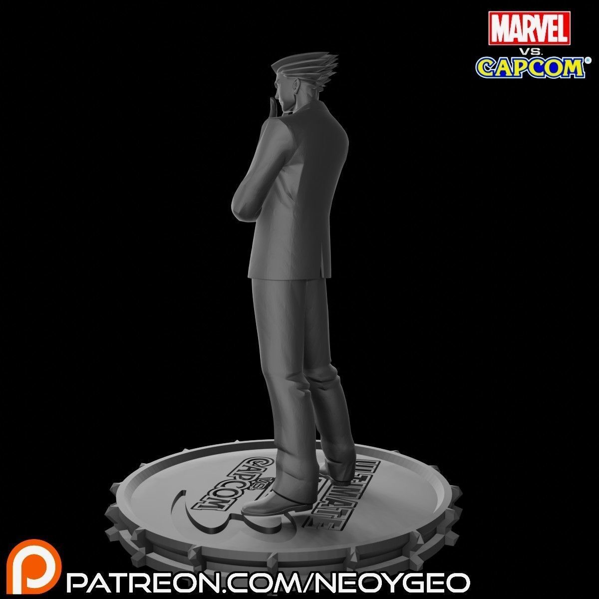 PHOENIX WRIGHT - MARVEL VS CAPCOM 3 3D print model_1