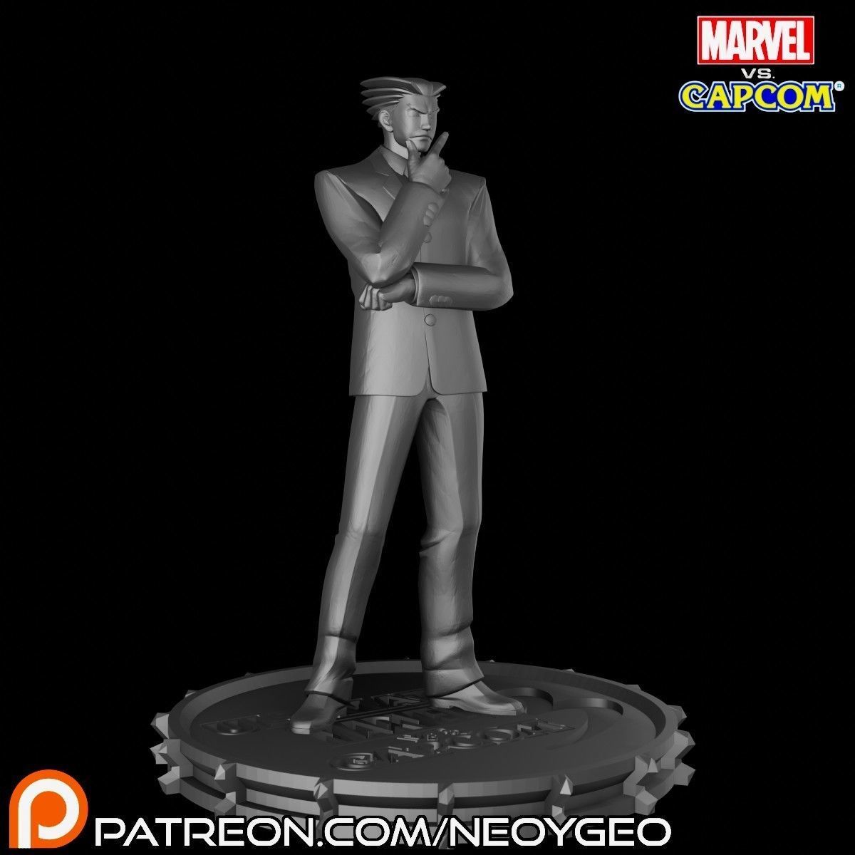 PHOENIX WRIGHT - MARVEL VS CAPCOM 3 3D print model_2