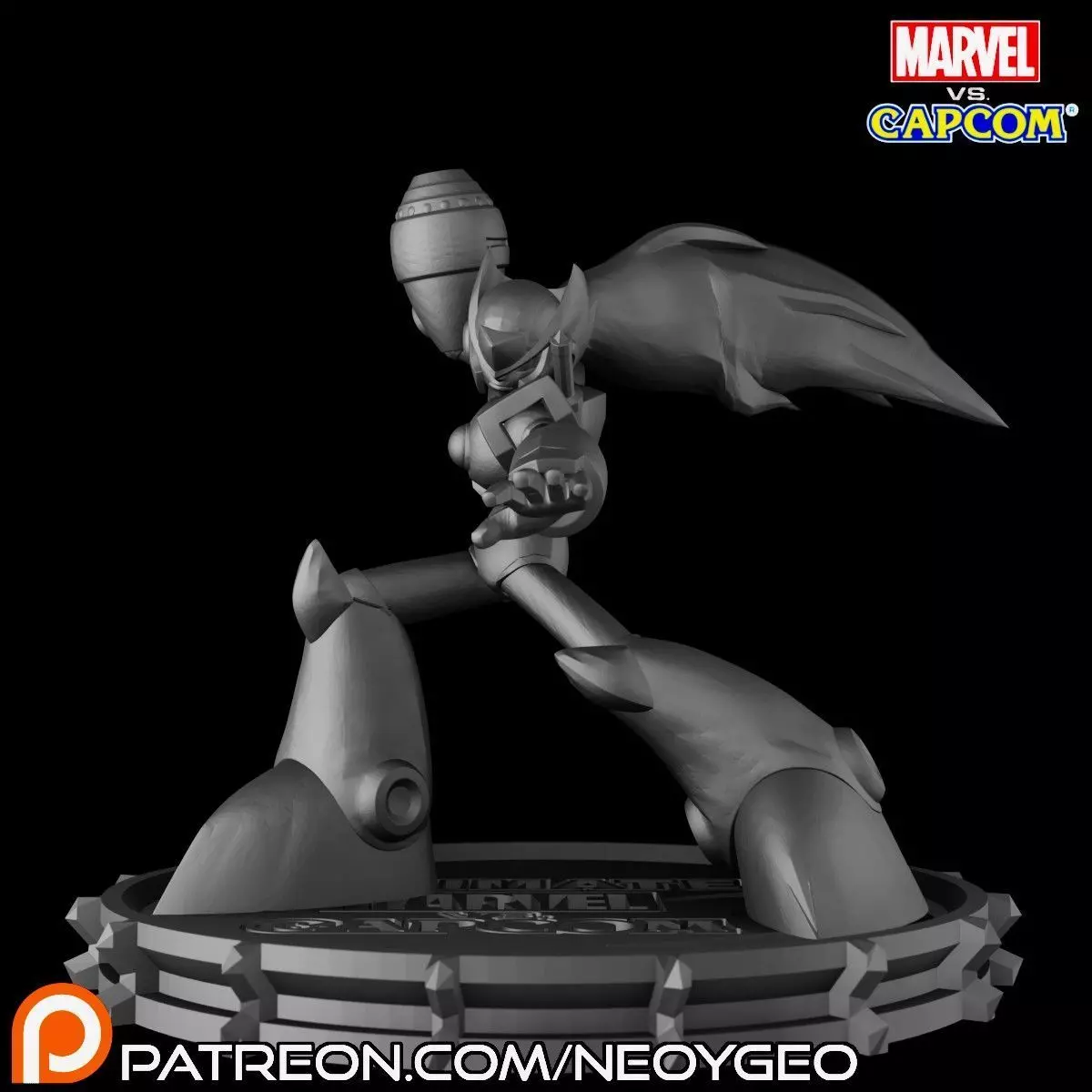 ZERO - MEGAMAN - MARVEL VS CAPCOM 3 3D print model_0