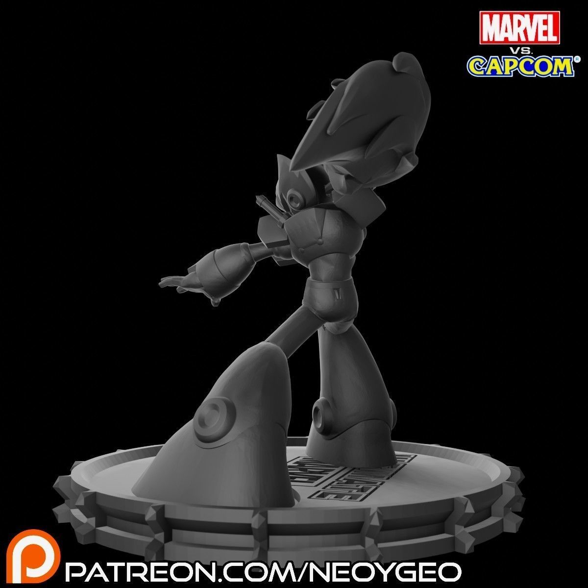ZERO - MEGAMAN - MARVEL VS CAPCOM 3 3D print model_1