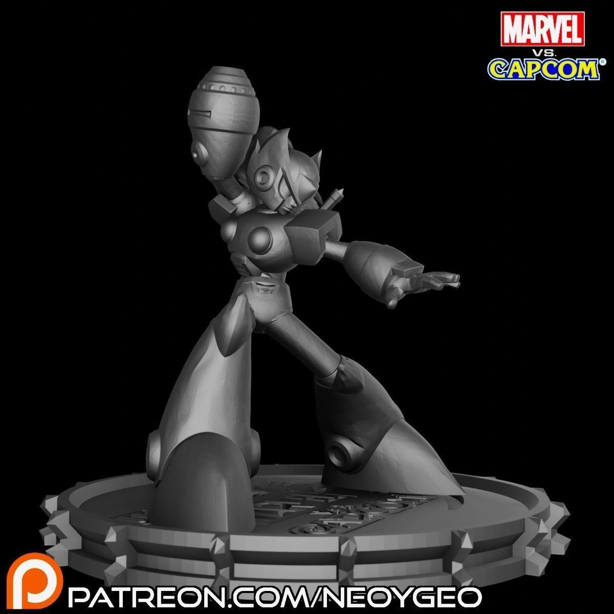 ZERO - MEGAMAN - MARVEL VS CAPCOM 3 3D print model_2