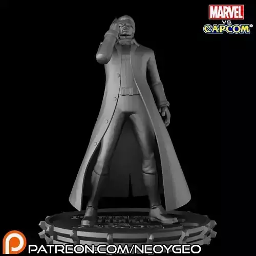 WESKER - RESIDENT EVIL - MARVEL VS CAPCOM 3 3D print model