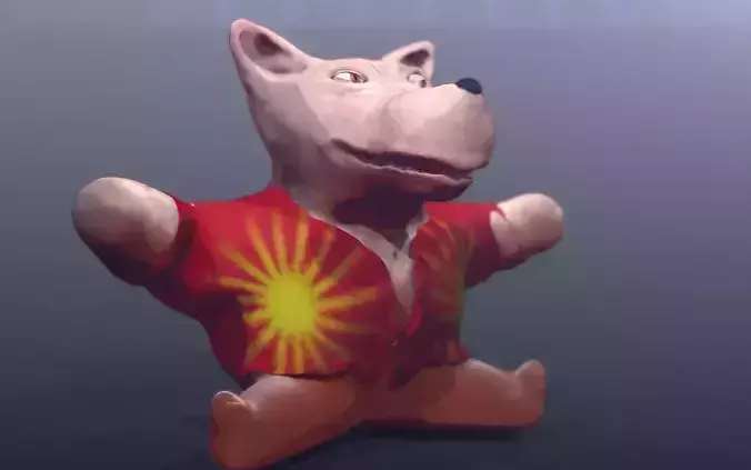Teddy Dog Free 3D model