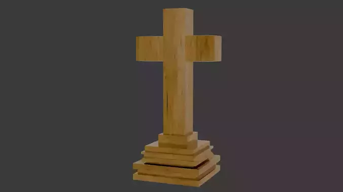 Cross 3D Object Asset