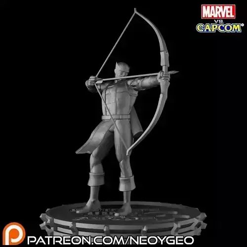 HAWKEYE - MARVEL VS CAPCOM 3 3D print model
