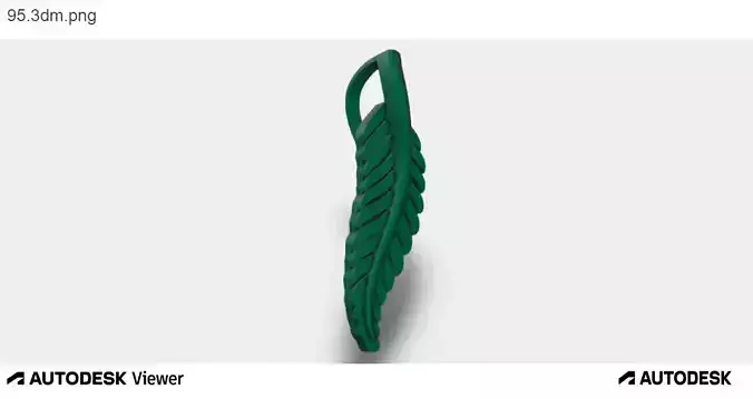 Woman Pendant with Feather Design