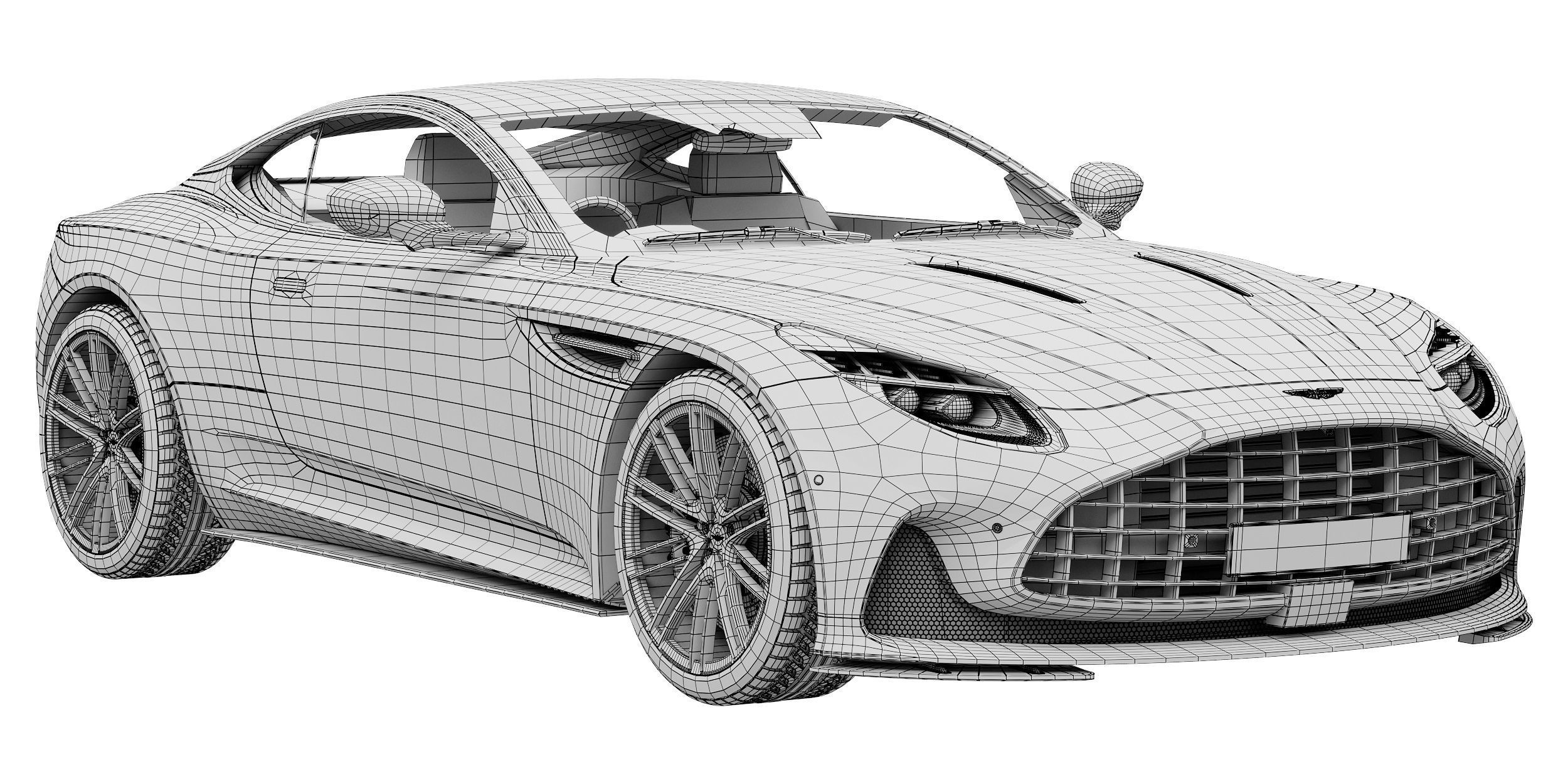 Aston Martin DB12 3D model_14