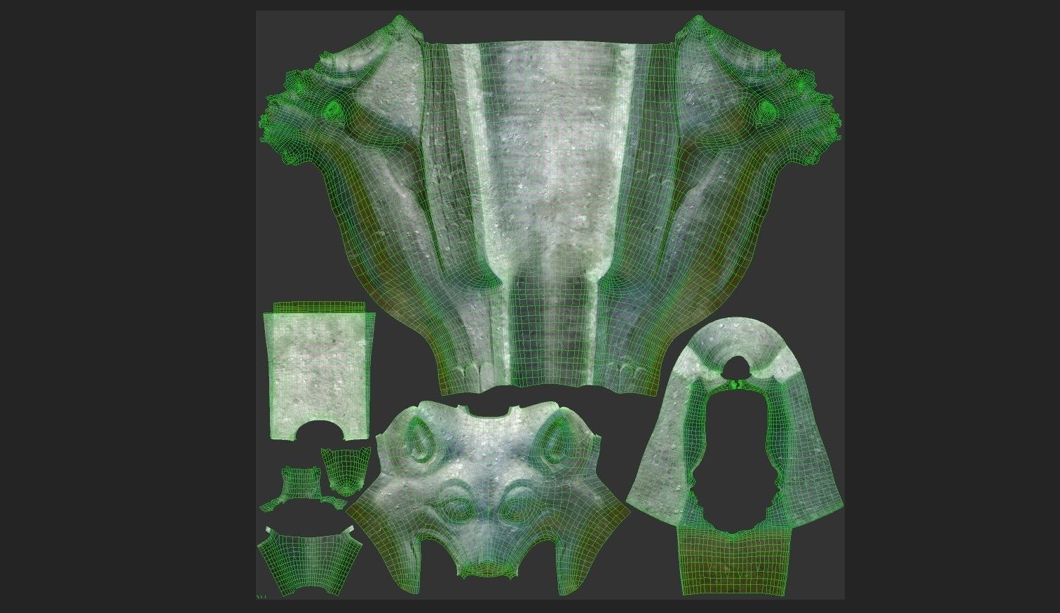 Gargoyle08 Low-poly 3D model_16