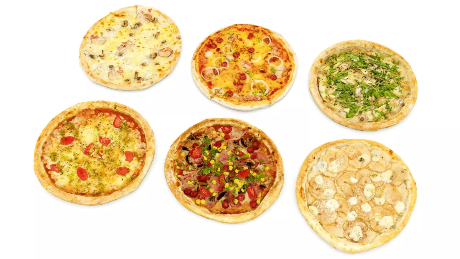 Pizza Collection 6 items italian food vol 3 3D model_0