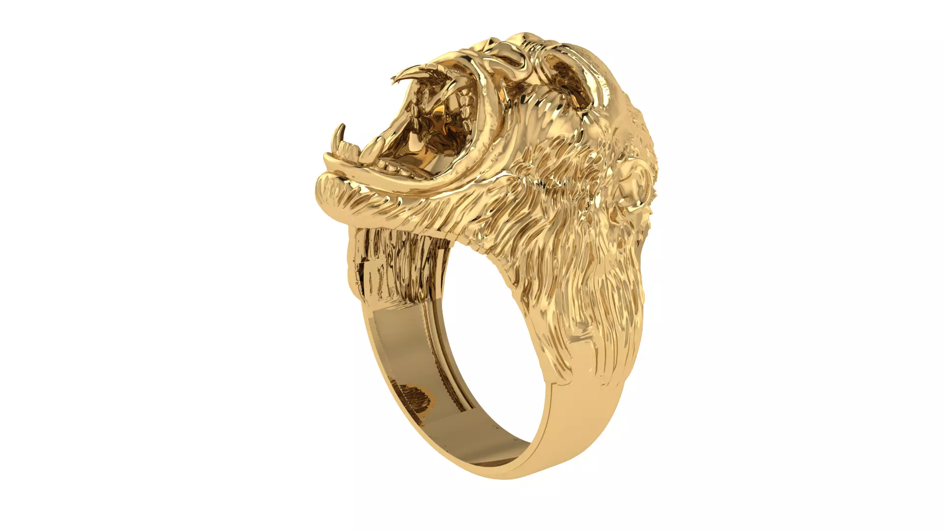 Gorilla - King Kong ring 3D print model