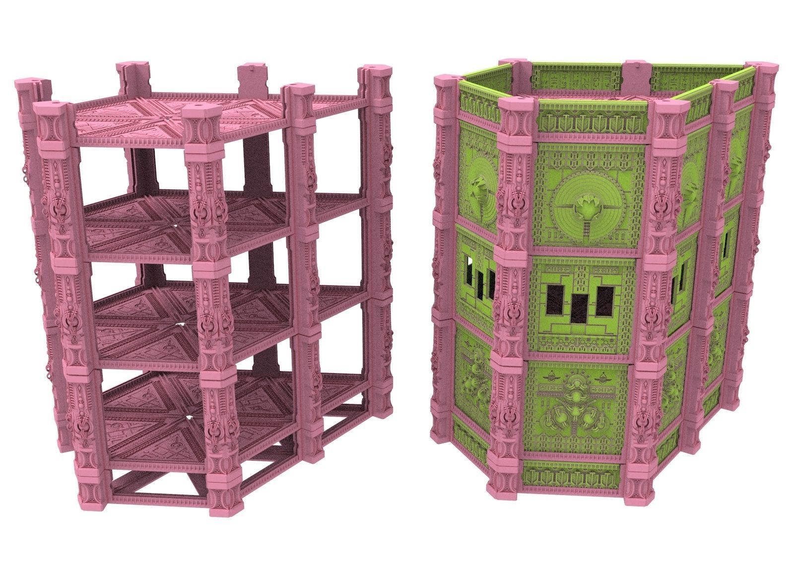 Damocles City Builder - Cinan Haven - Modular Buildings 3D print model_40