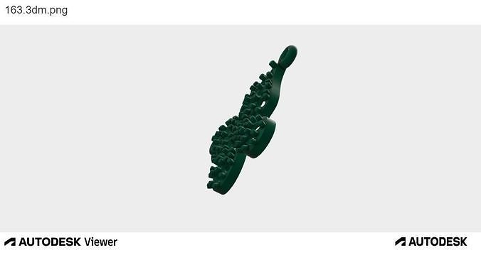 Woman Butterfly Pendant 3D print model