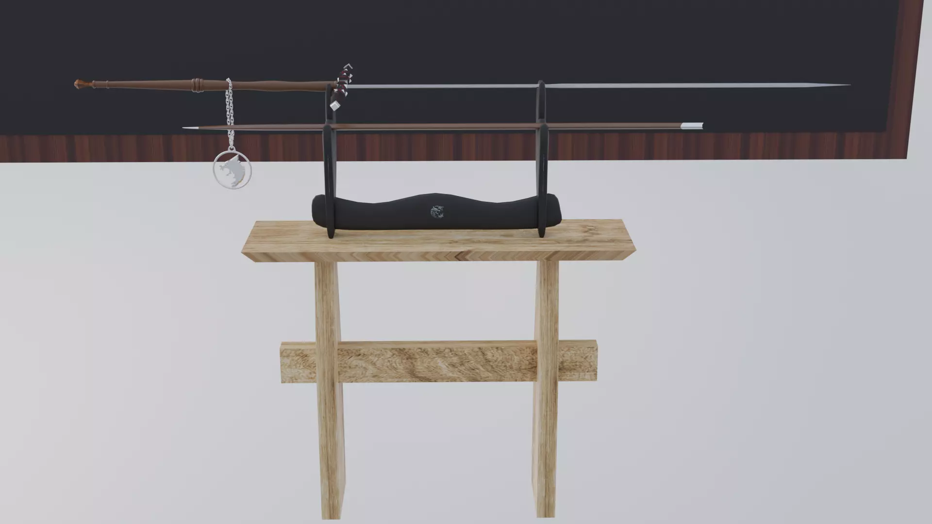 Witcher Sword 3D model_0