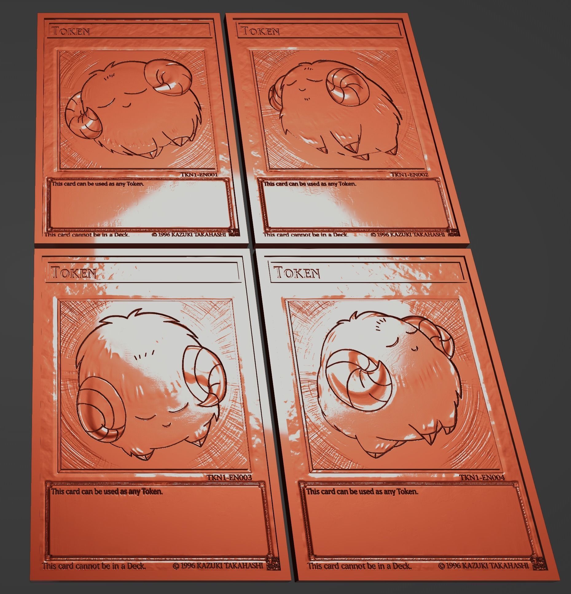 scapegoat token - yugioh 3D print model_1