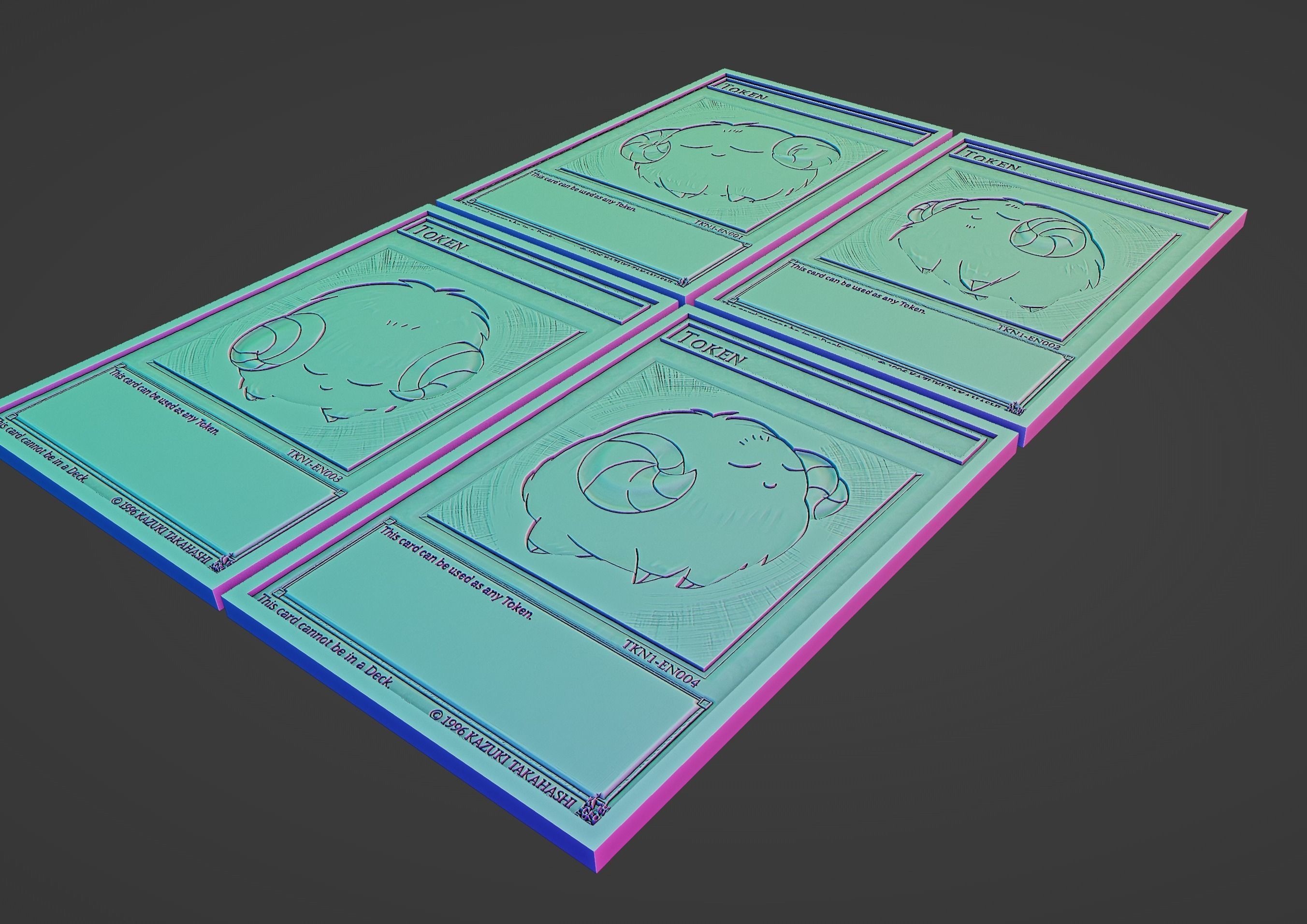 scapegoat token - yugioh 3D print model_5