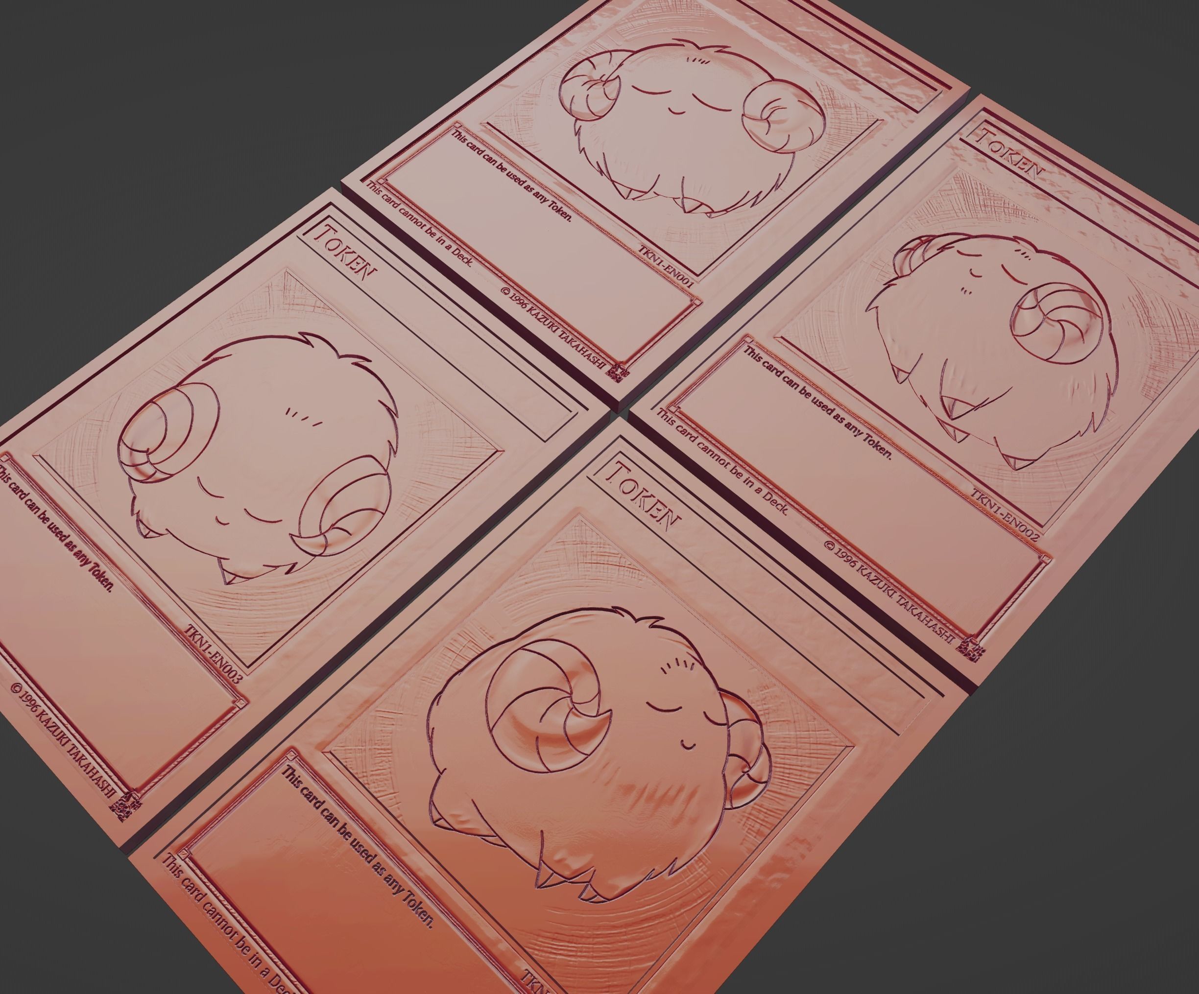 scapegoat token - yugioh 3D print model_2