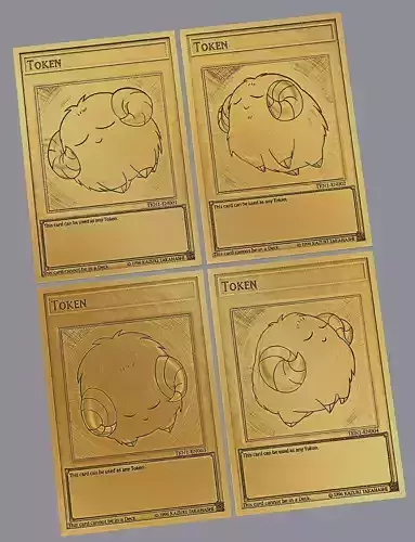 scapegoat token - yugioh 3D print model