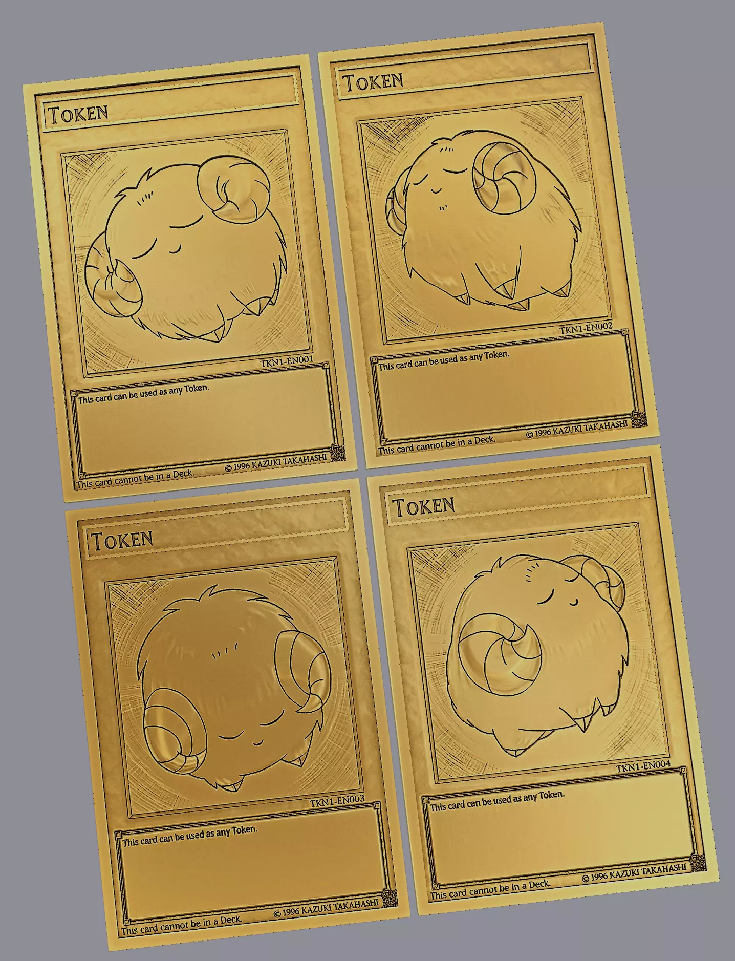 scapegoat token - yugioh 3D print model_0